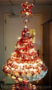 Cómo hacer un árbol de navidad casero grande