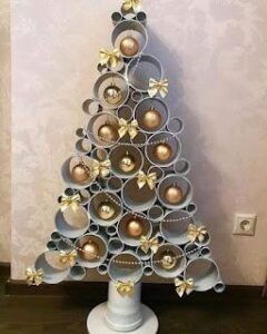 Cómo hacer un árbol de navidad casero grande